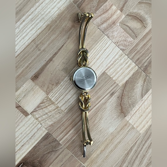 Majestron Ladies Watch Gold Tone Dial Gold Tone Knot Bracelet - Picture 9 of 12